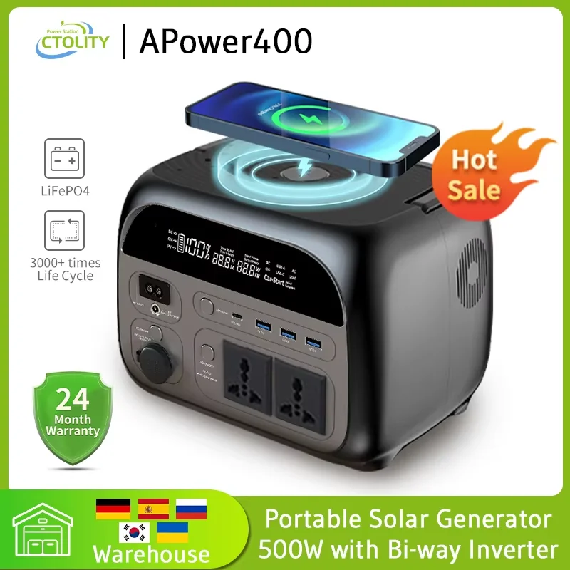 Przenośna elektrownia Ctolity 345Wh 500W LiFePO4