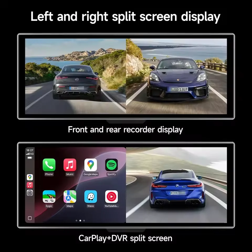 Rejestrator samochodowy 11,26" CarPlay Android - 5