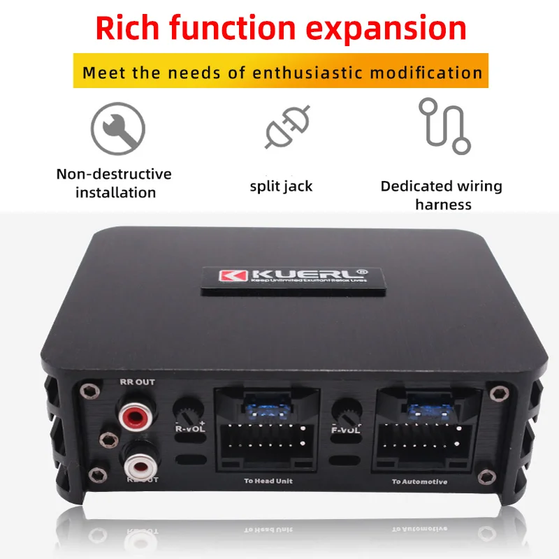 Wzmacniacz samochodowy 4x60W DSP