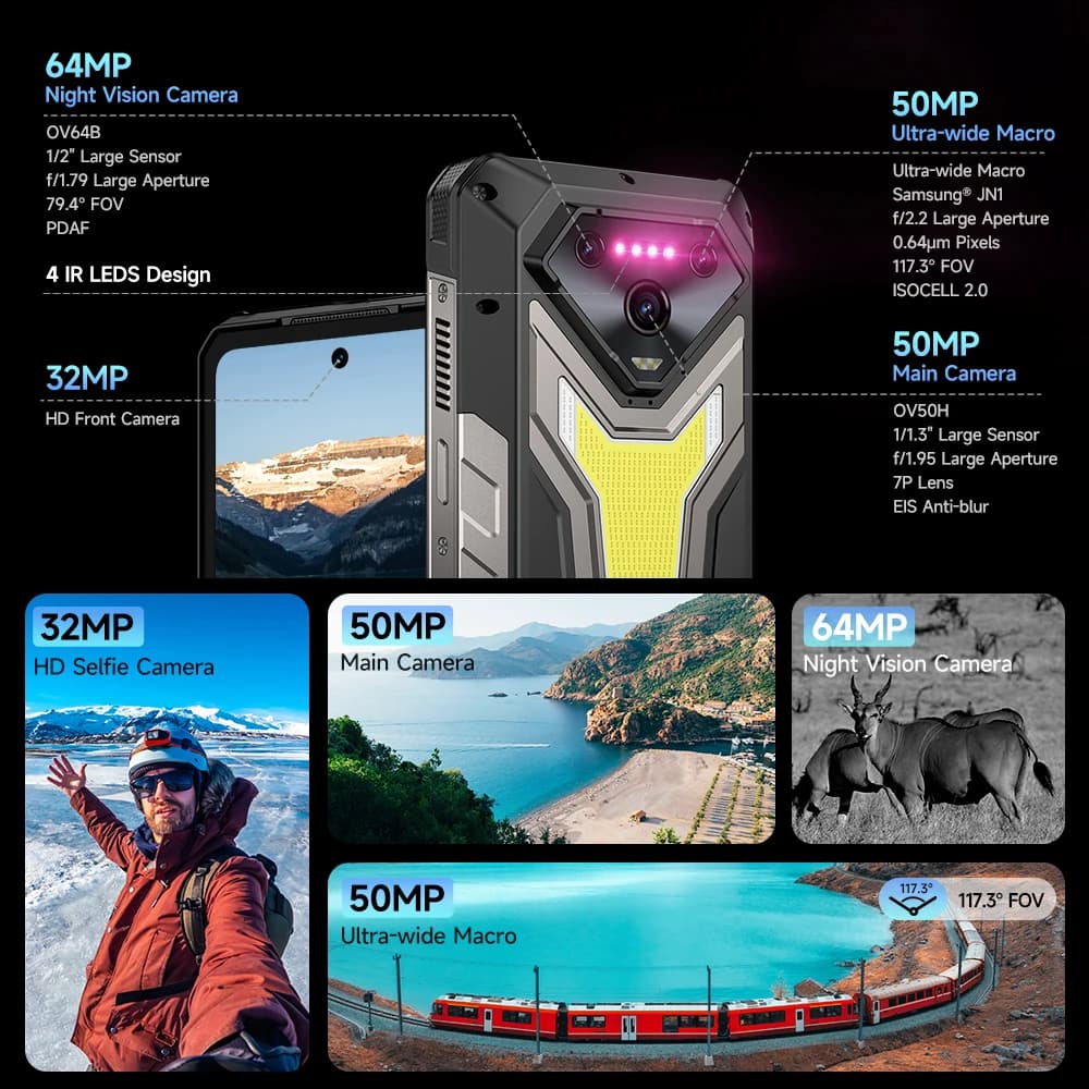 Ulefone Armor 34 Pro 5G - smartfon o dużej wydajności - 6