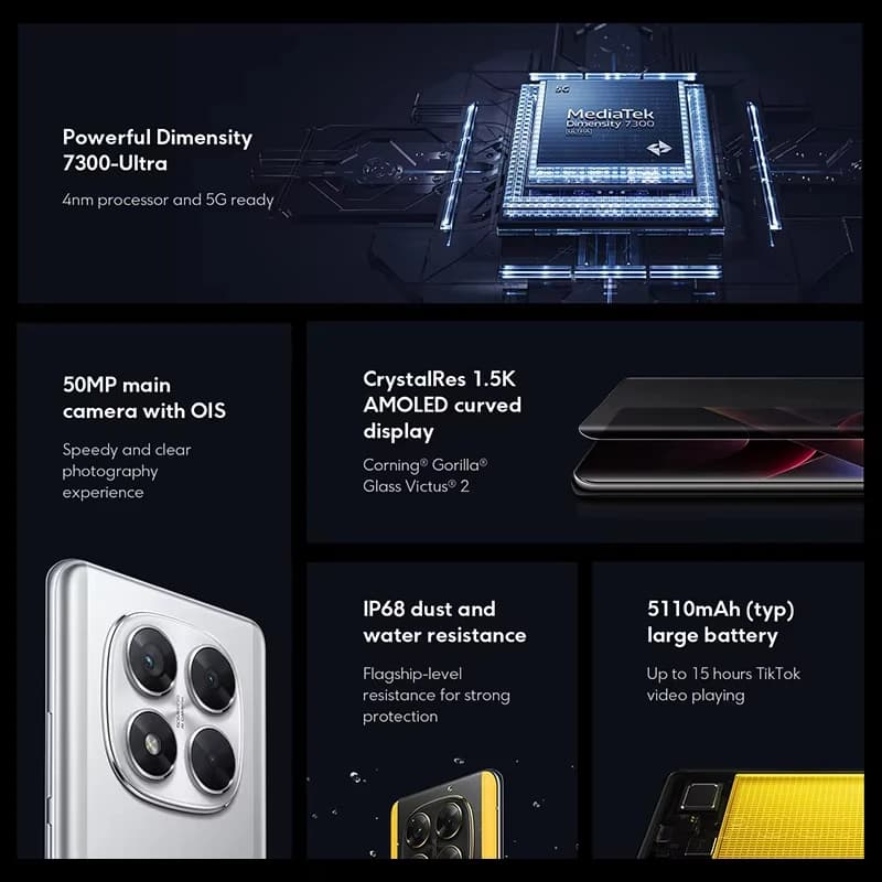 POCO X7 Globalny Smartfon 6.67" AMOLED - 7