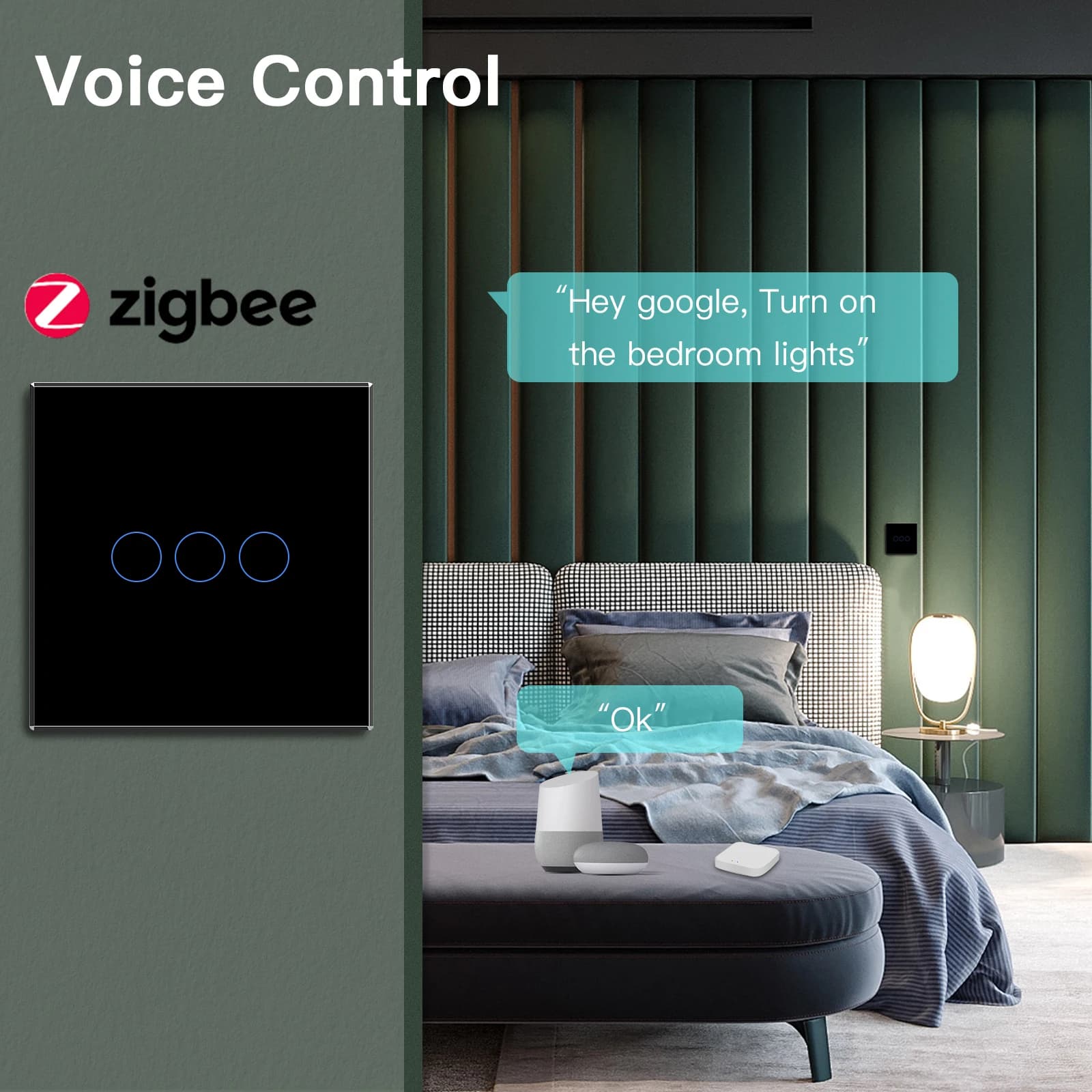 Inteligentny włącznik Zigbee do Tuya Smart Life - 6