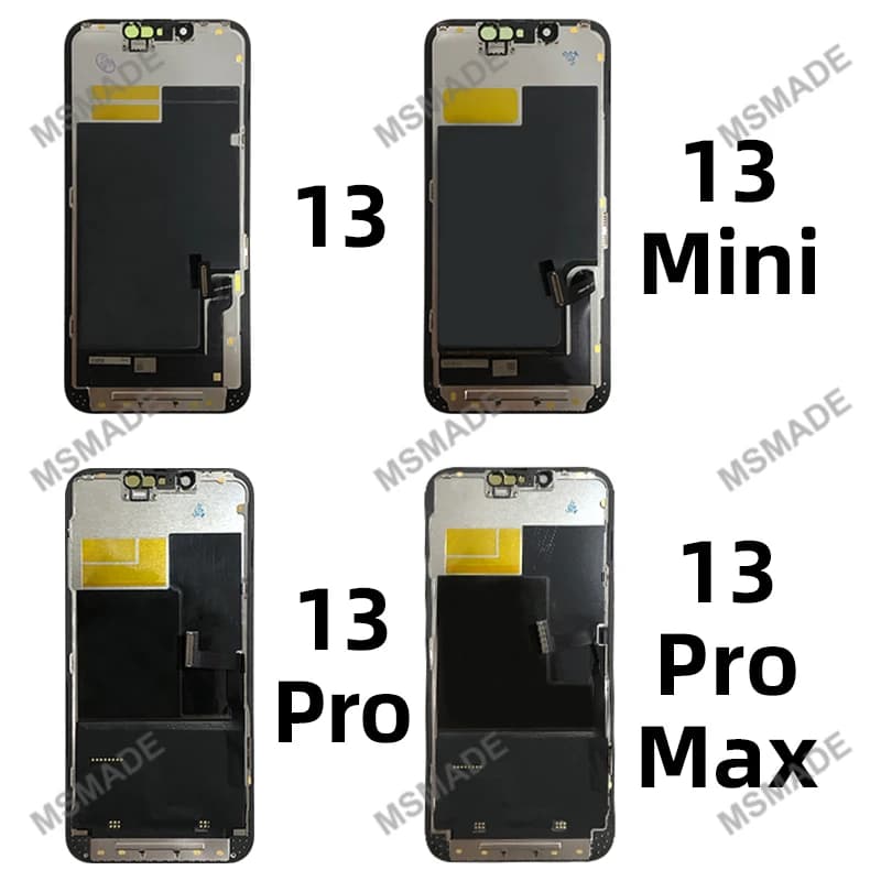 Wybór dla iPhone'a 12 Pro Max 13 Mini 12 Wyświetlacz LCD Ekran dotykowy 3D Digitizer Dla iPhone 14 plus 14 Pro Max 15 Plus Wyświetlacz X XR - 4