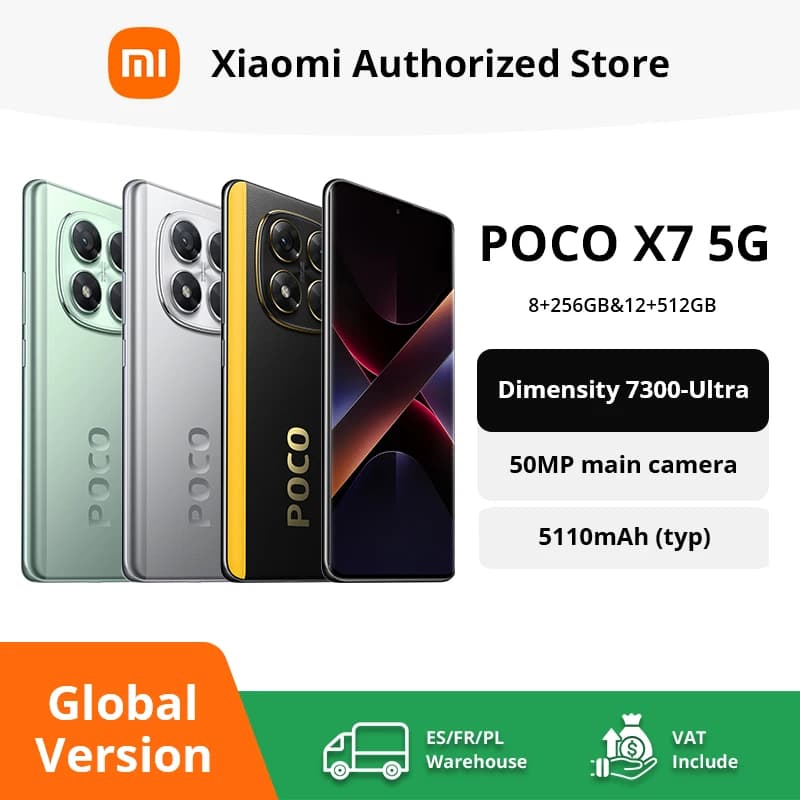 Smartfon POCO X7 5G, Dimensity 7300, AMOLED