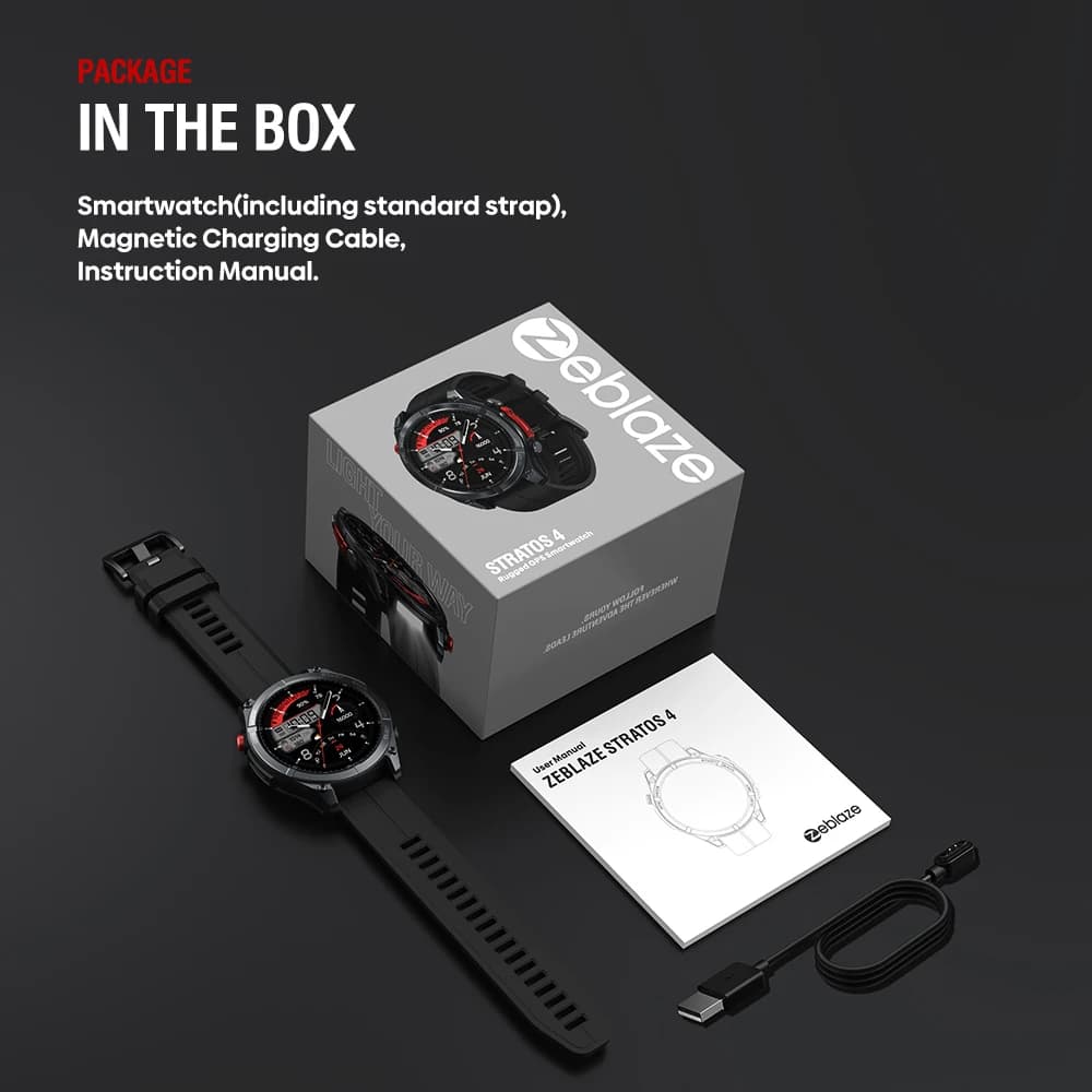 Zeblaze Stratos 4 GPS Smartwatch 1,43" AMOLED - 7
