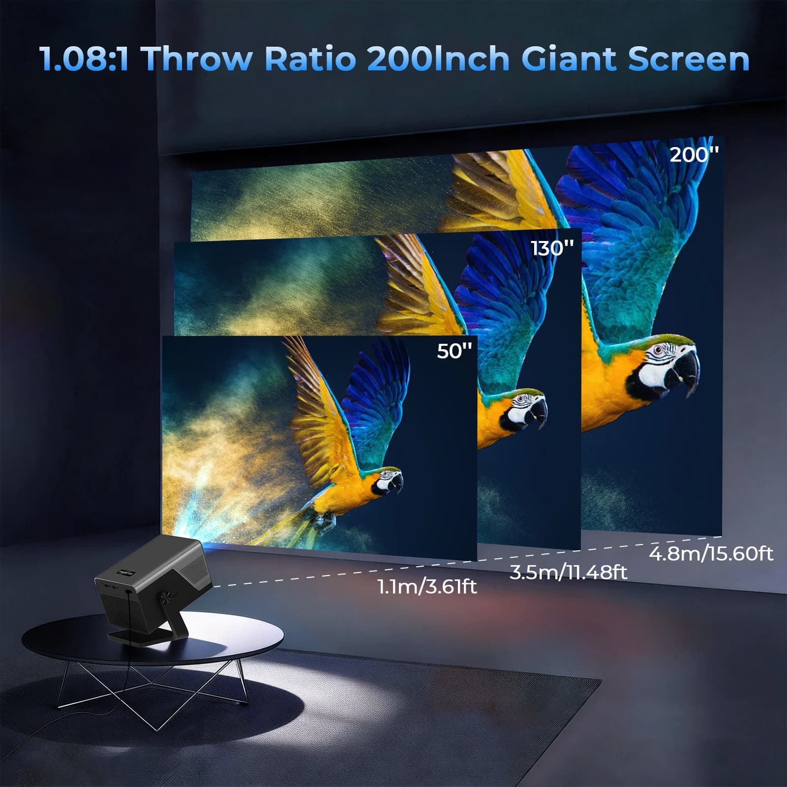 Projektor Lyncast 8K z automatycznym focusem - 6