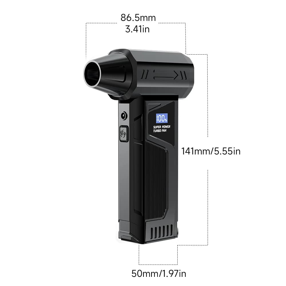 Bezprzewodowa dmuchawa powietrza 110 000 RPM - 4