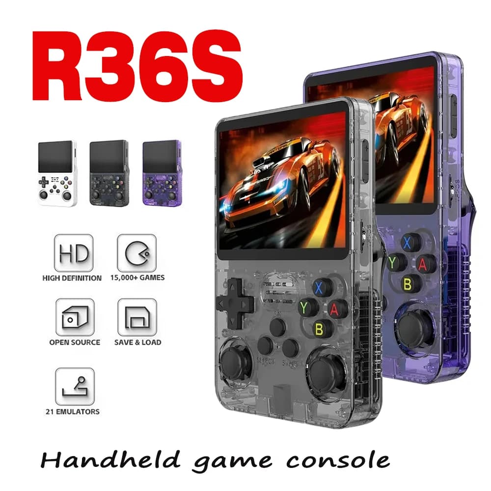 Konsola retro R36S Linux 128GB 3,5"