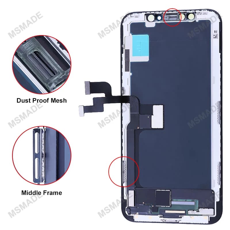 Wybór dla iPhone'a 12 Pro Max 13 Mini 12 Wyświetlacz LCD Ekran dotykowy 3D Digitizer Dla iPhone 14 plus 14 Pro Max 15 Plus Wyświetlacz X XR - 6