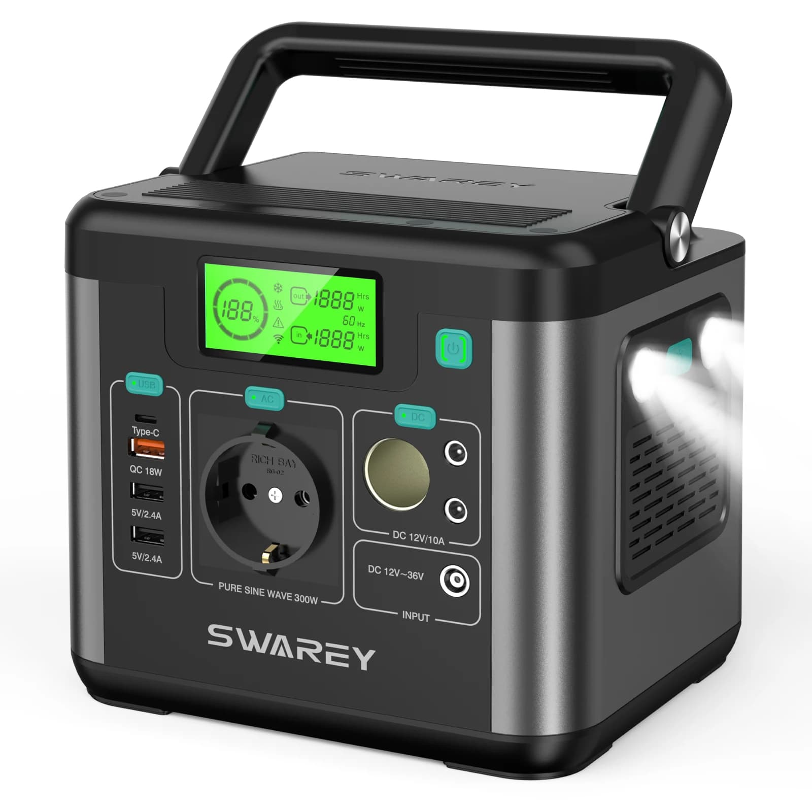 SWAREY S160 stacja zasilania 222Wh 300W