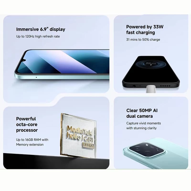 POCO C85 smartfon 6GB/128GB NFC 50MP - 3
