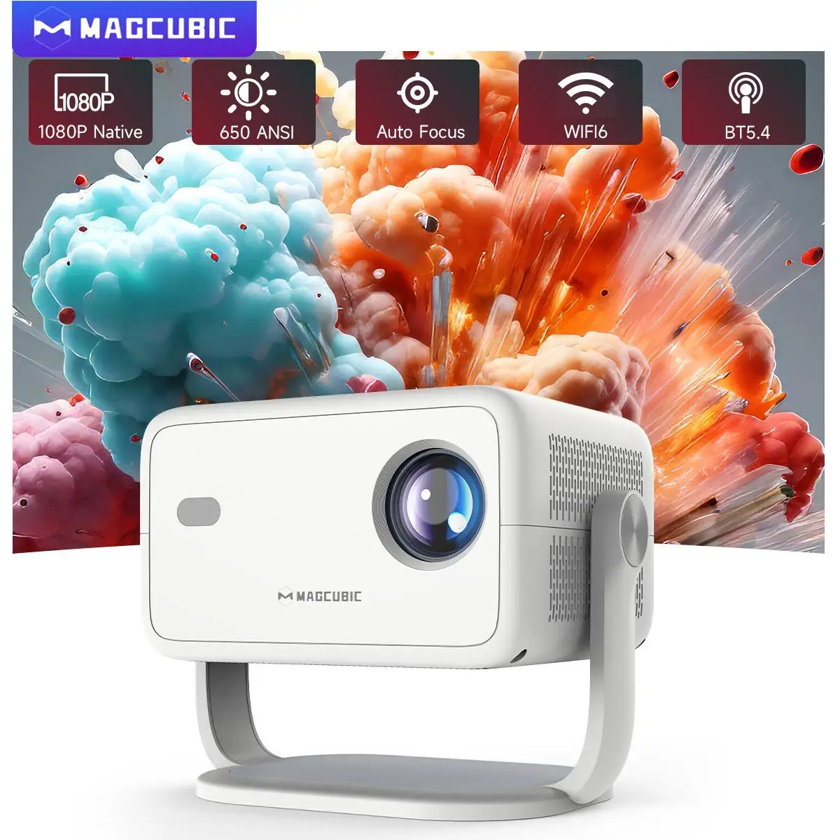 Projektor przenośny Magcubic 1080P LED 650ANSI