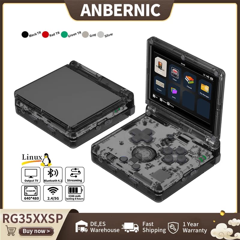 Konsola retro ANBERNIC RG35XXSP 3.5"