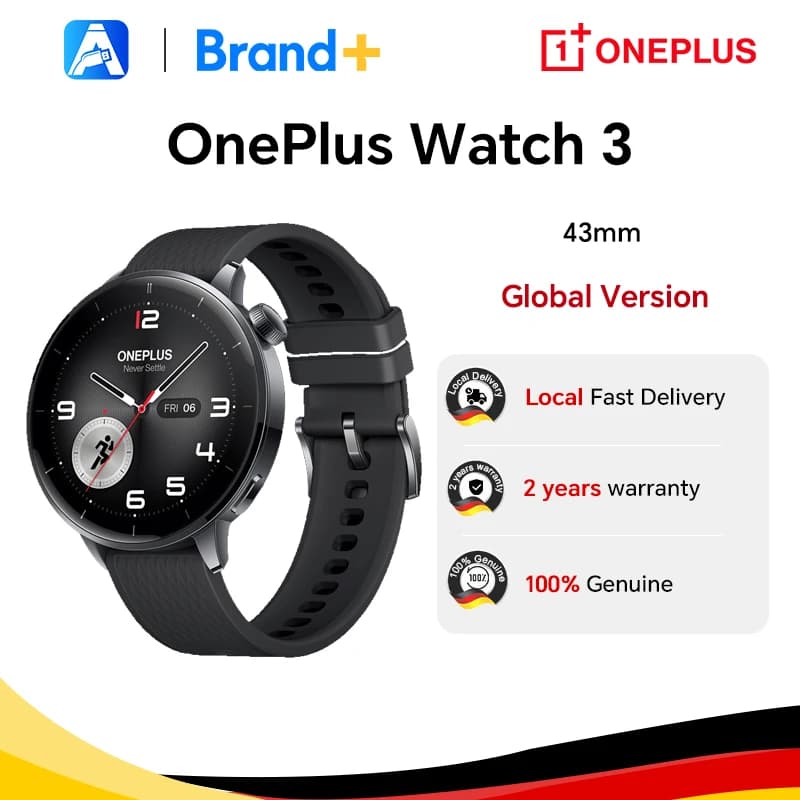 OnePlus Watch 3 43mm Smartwatch AMOLED