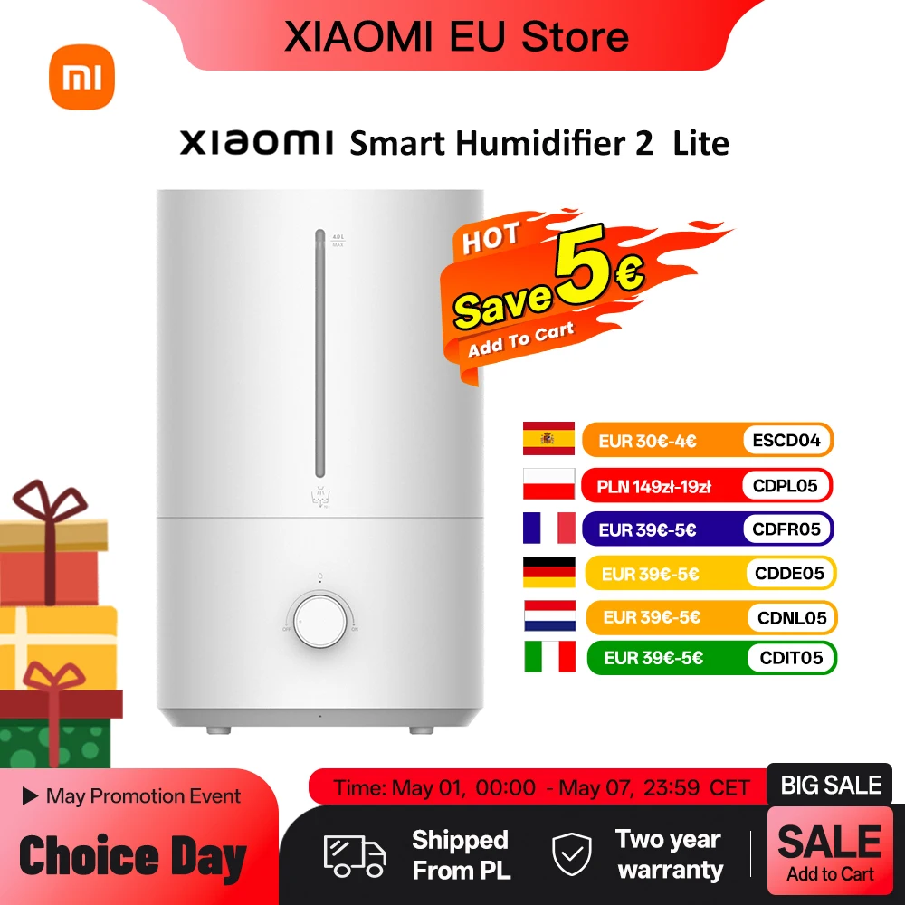 Nawilżacz powietrza Xiaomi 4,5L z UV-C