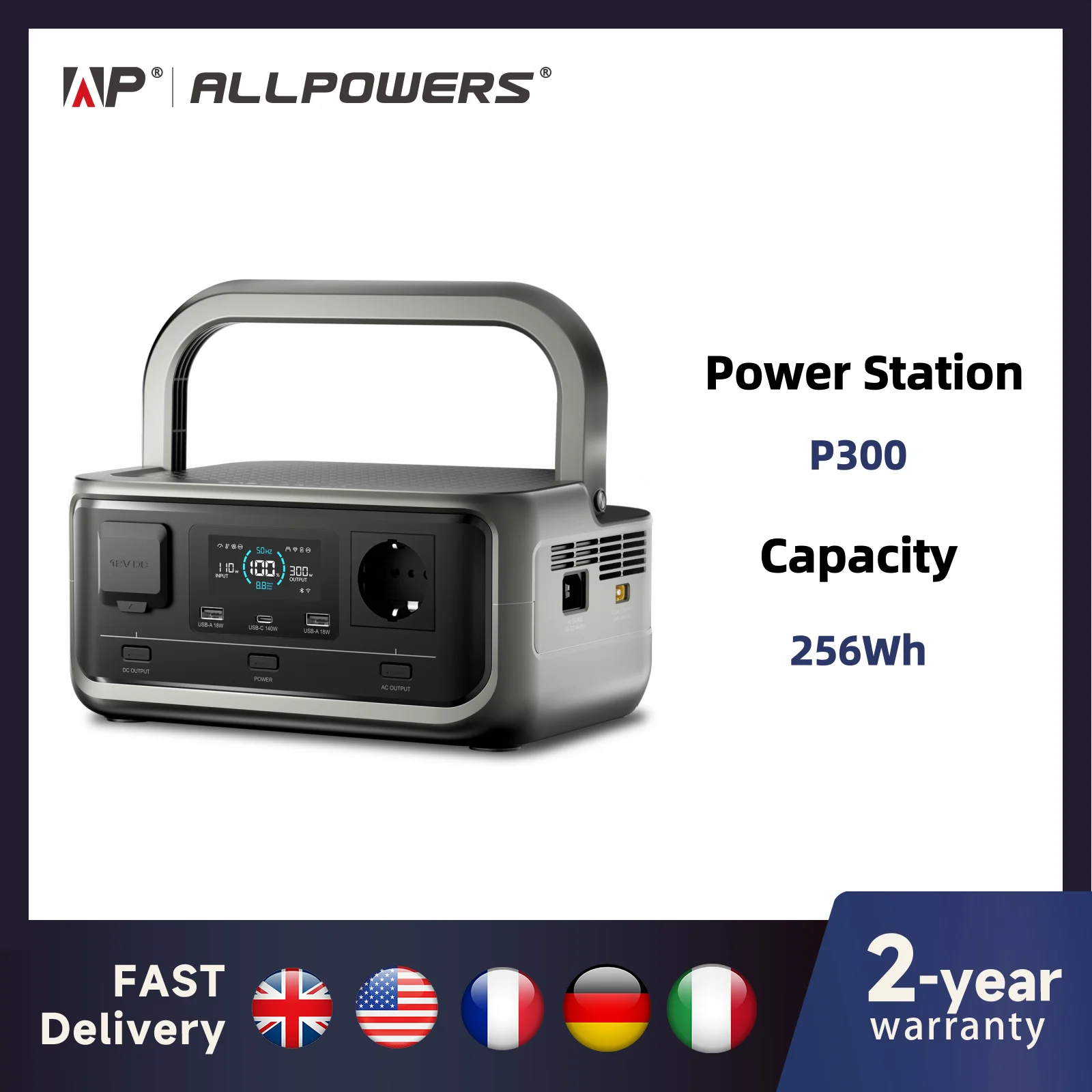 Stacja zasilania ALLPOWERS VOLIX P300 256Wh