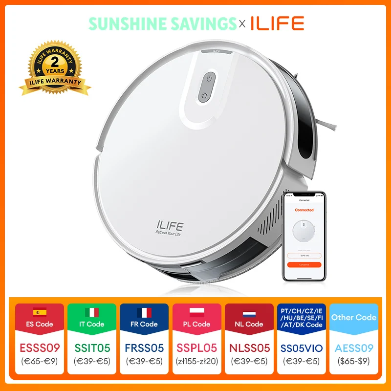 Robot odkurzający ILIFE V20 LiDAR 5000Pa