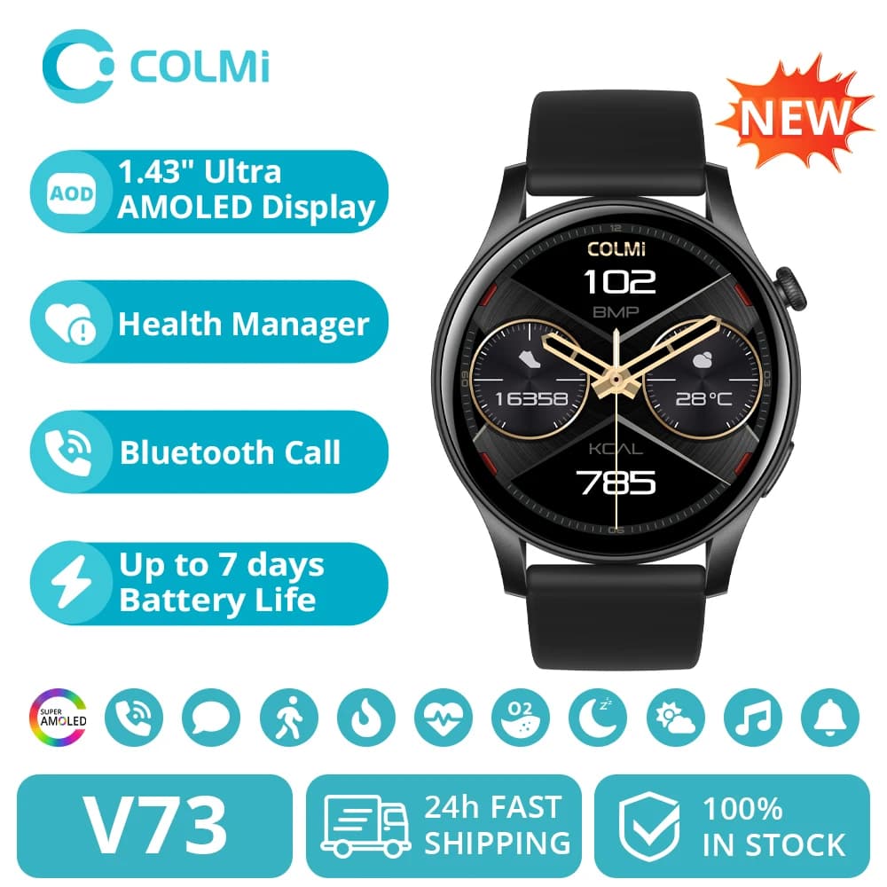 COLMI V73 Smartwatch AMOLED Bluetooth